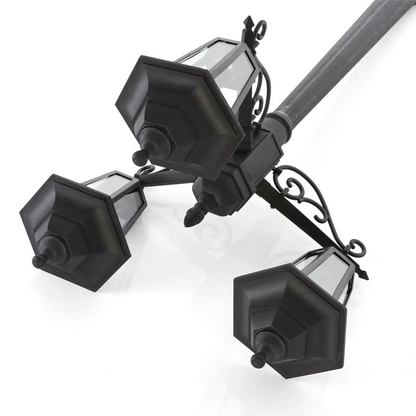 Stulpinis žibintas Nane žibinto formos, trys lemputės