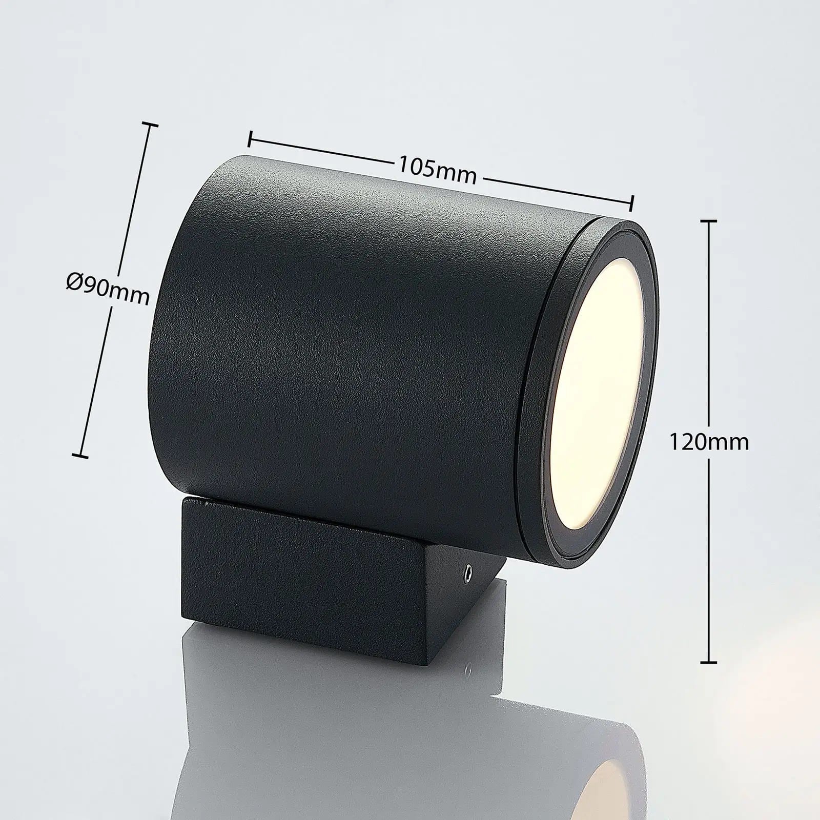 Visavia LED lauko sieninis šviestuvas, vienos lemputės