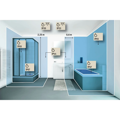 Jora - Vonios veidrodžiai su LED Paulmann