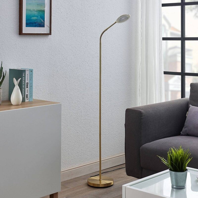 LED skaitymo lempa Meghan, reguliuojama, žalvario