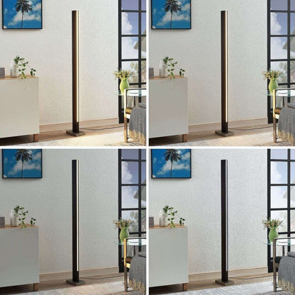 LED medinis toršeras Tamlin, juodas