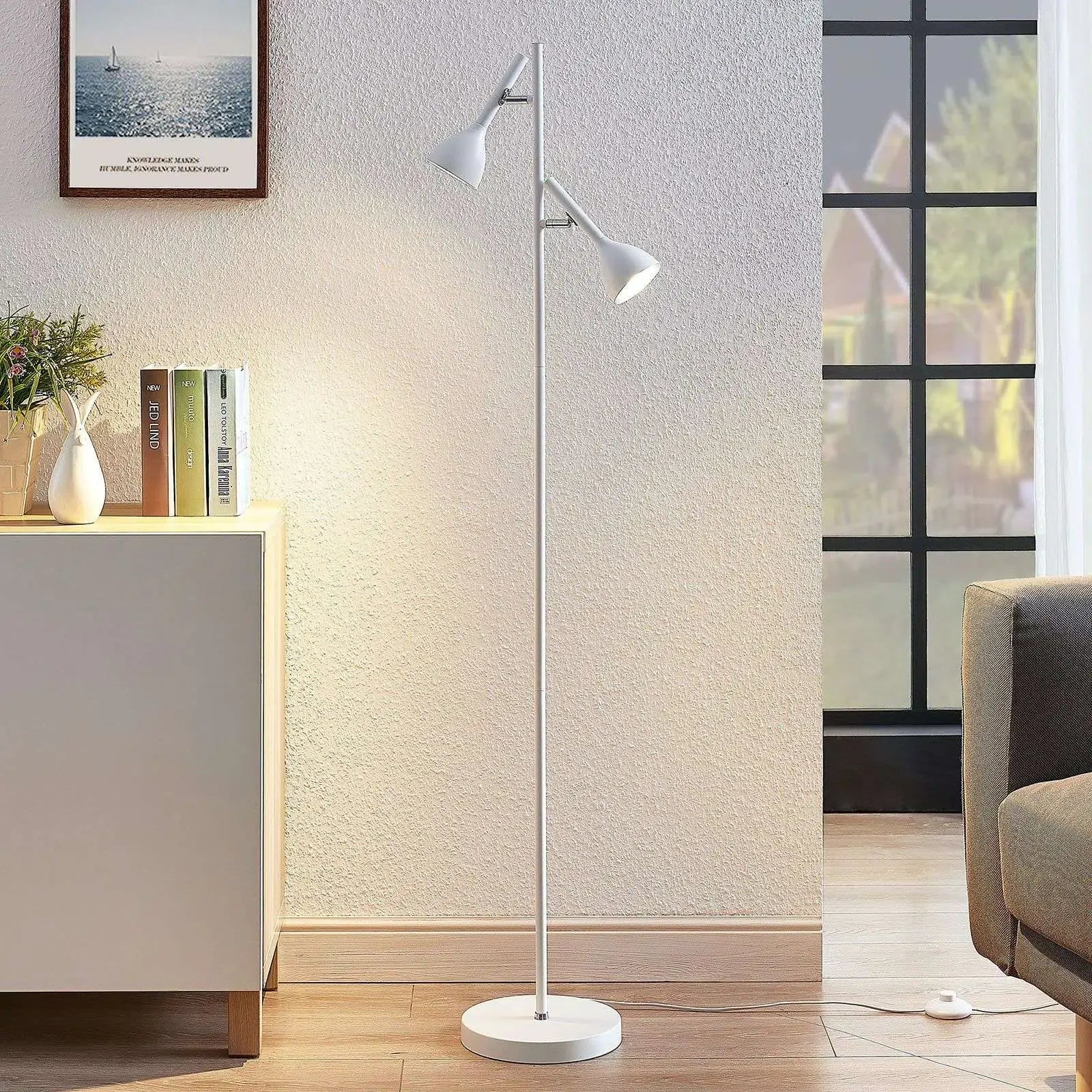 Toršeras Nordwin, 2 liepsnos, baltas sidabras