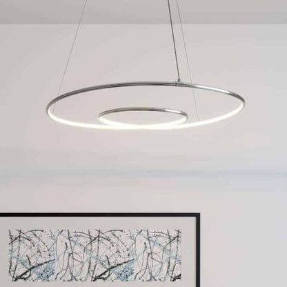 Lindby Lucy LED pakabinamas šviestuvas, 70cm, chromuotas