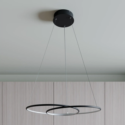 Lindby Lucy LED pakabinamas šviestuvas, 70cm, matinė juoda