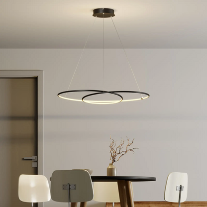 Lindby Lucy LED pakabinamas šviestuvas, 90cm, matinė juoda