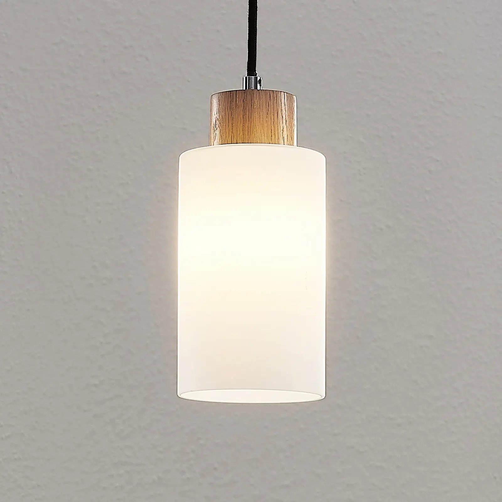 Lindby Nicus medinis pakabinamas šviestuvas, vienos lemputės