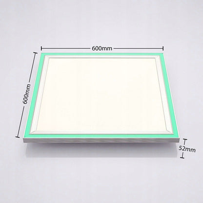 Lynn LED lubinis šviestuvas, CCT+RGB, kvadratinis, 60x60 cm