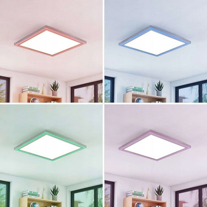 Lynn LED lubinis šviestuvas, CCT+RGB, kvadratinis, 60x60 cm