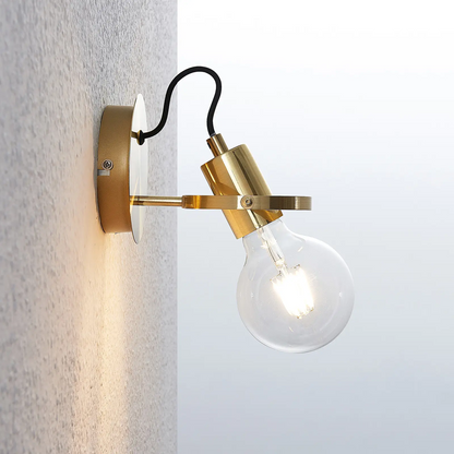 Lindby Mirtel sieninis šviestuvas iš matinio žalvario