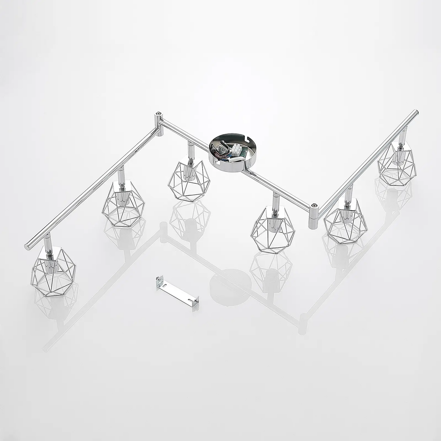 Lindby Giada LED lubinis prožektorius, šešios lemputės