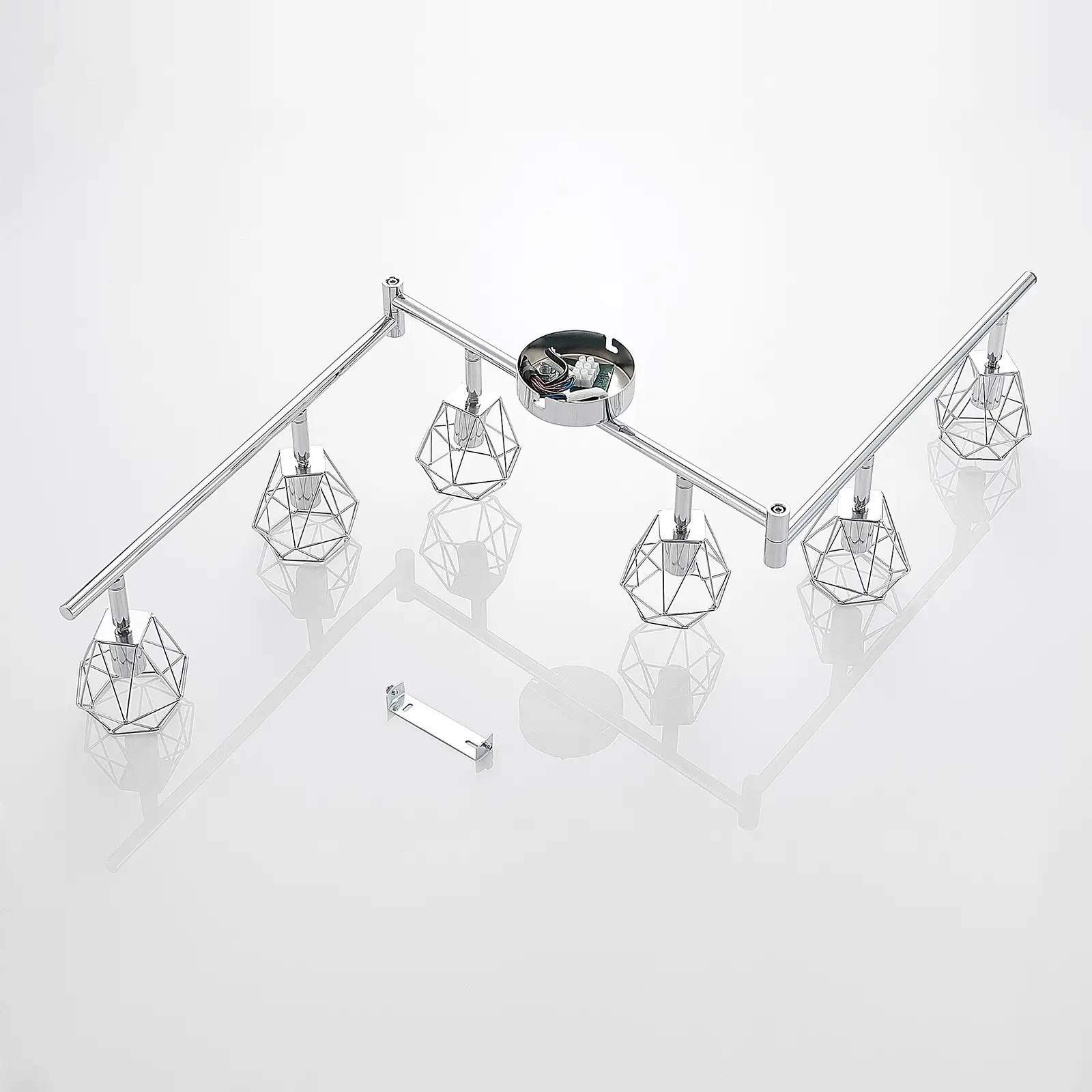 Lindby Giada LED lubinis prožektorius, šešios lemputės