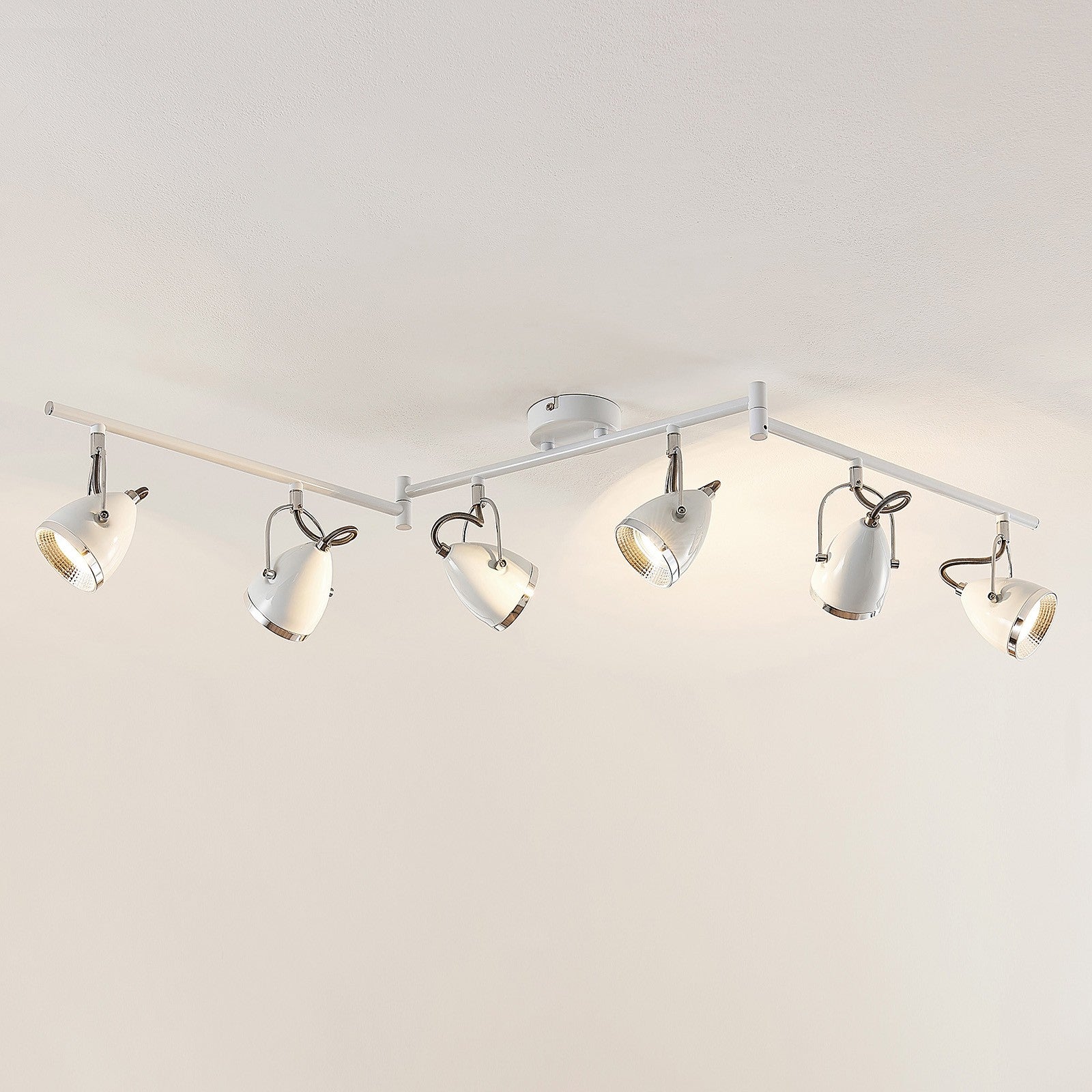 Lindby Jadon LED prožektorius baltas 6 lempučių.