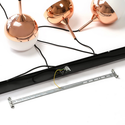 Lindby Rangina pakabinamas šviestuvas, varinis, 3 šviesos šaltiniai