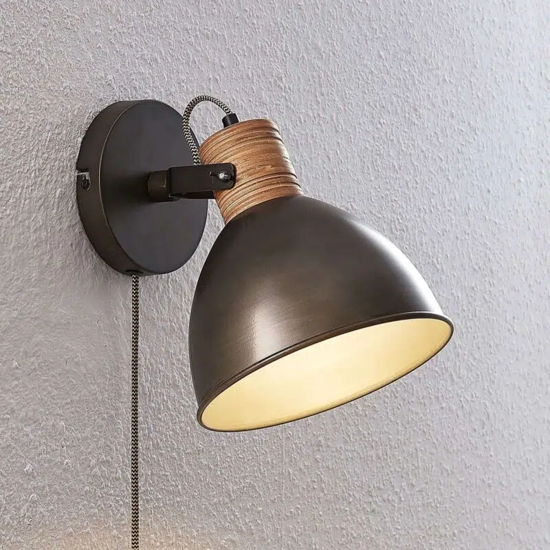 Lindby Arina sieninis šviestuvas su laidu, Ø 20 cm