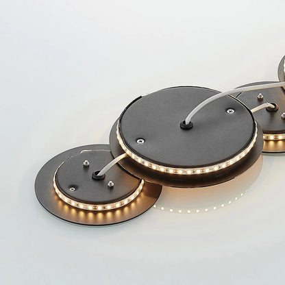 Lindby Gražina LED sieninis šviestuvas su septyniais šviestuvais