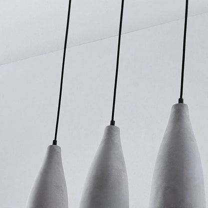 Lindby betoninis pakabinamas šviestuvas Sanne, keturios lemputės