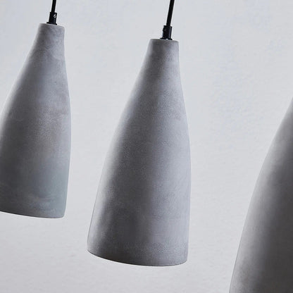 Lindby betoninis pakabinamas šviestuvas Sanne, keturios lemputės