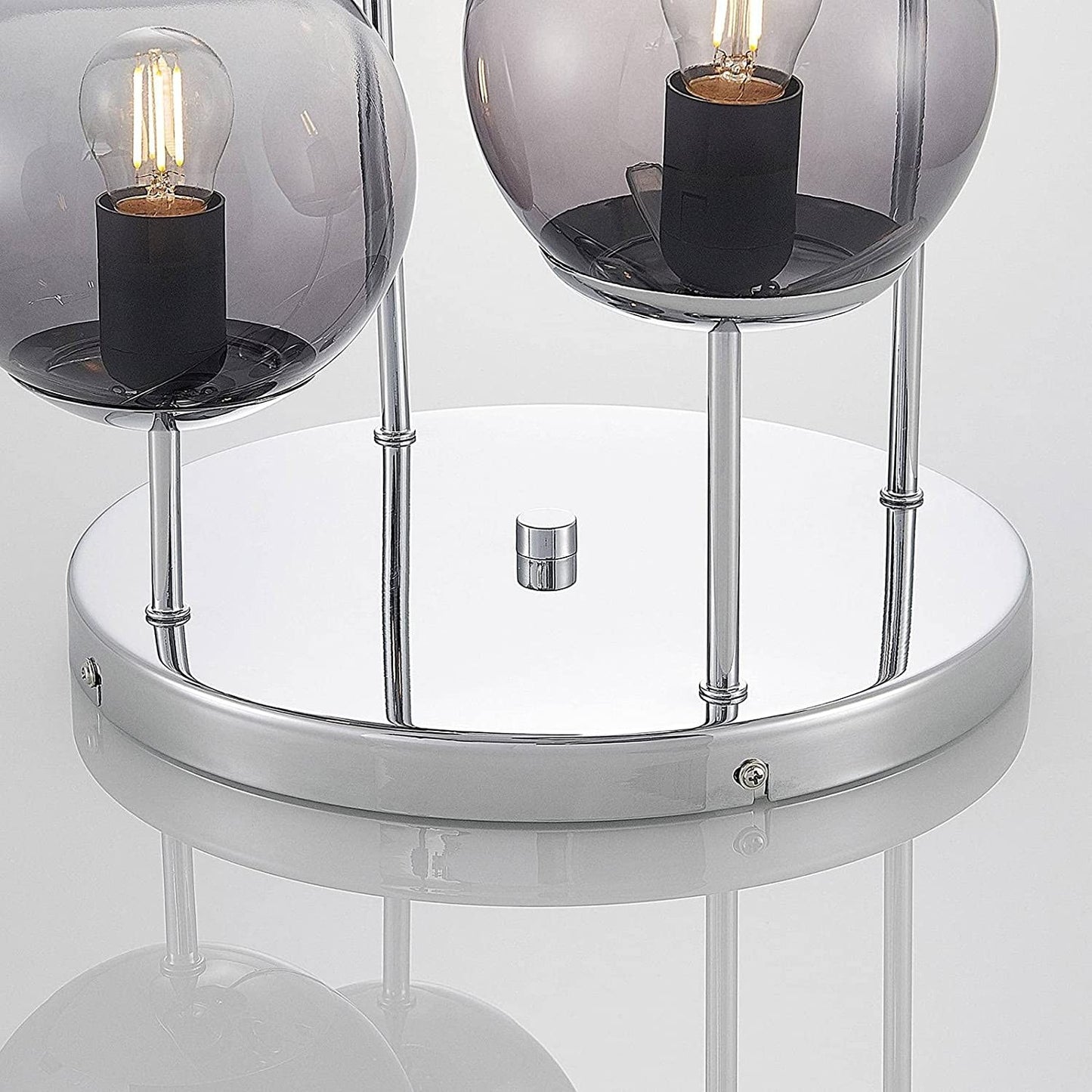 Lindby Robyn stiklinis lubinis šviestuvas, keturių lempučių