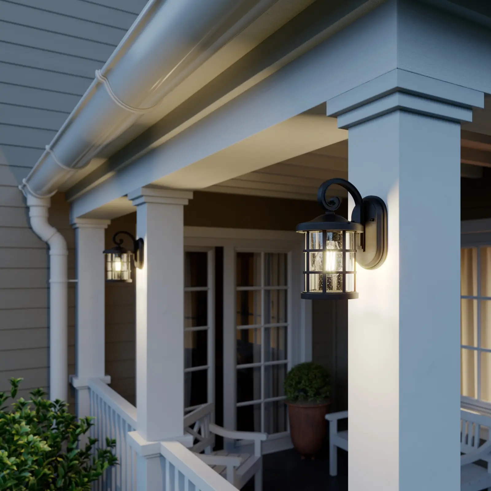 Lindby Ankea lauko sieninis šviestuvas, aukštis 28 cm