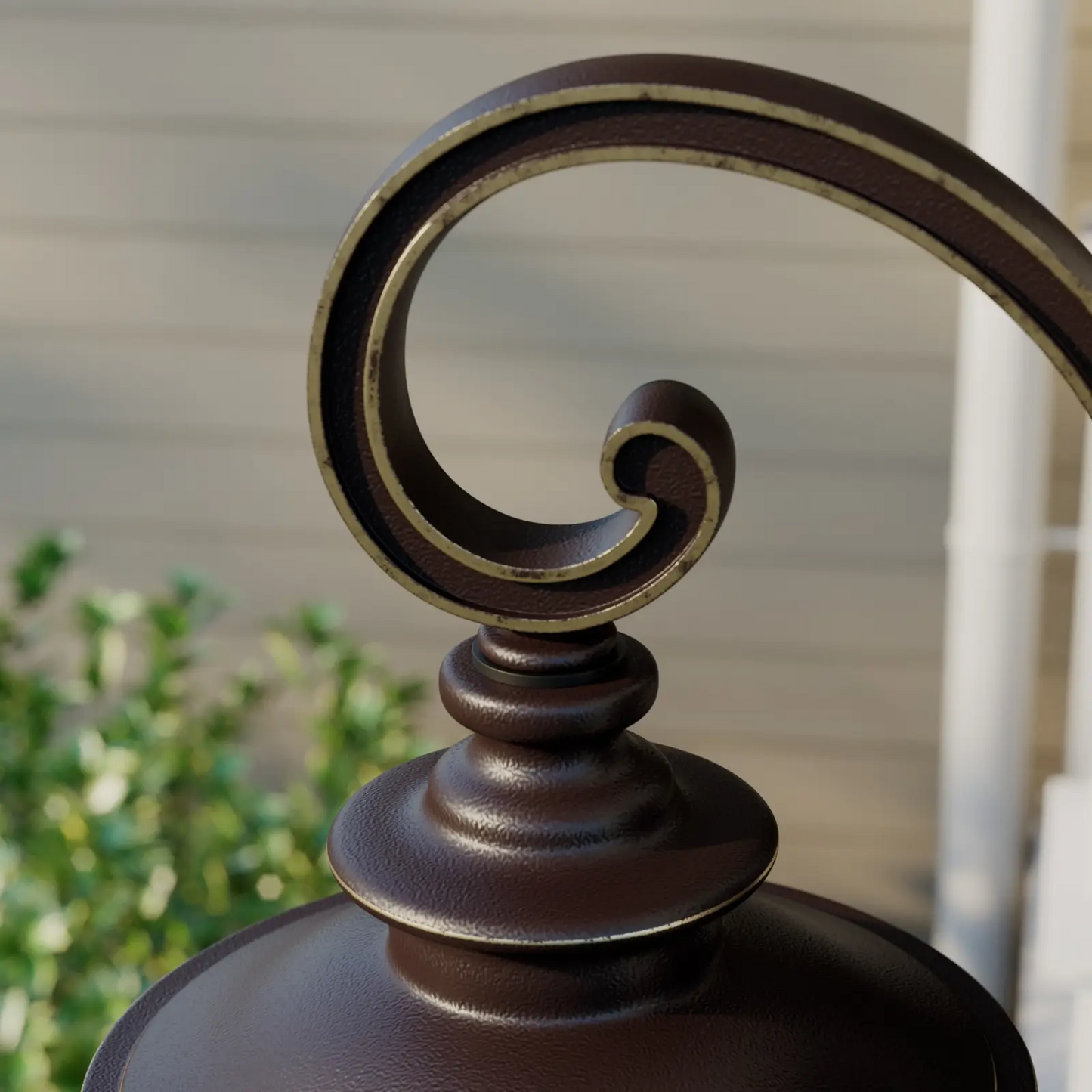 Lindby Barret lauko sieninis šviestuvas rudos spalvos