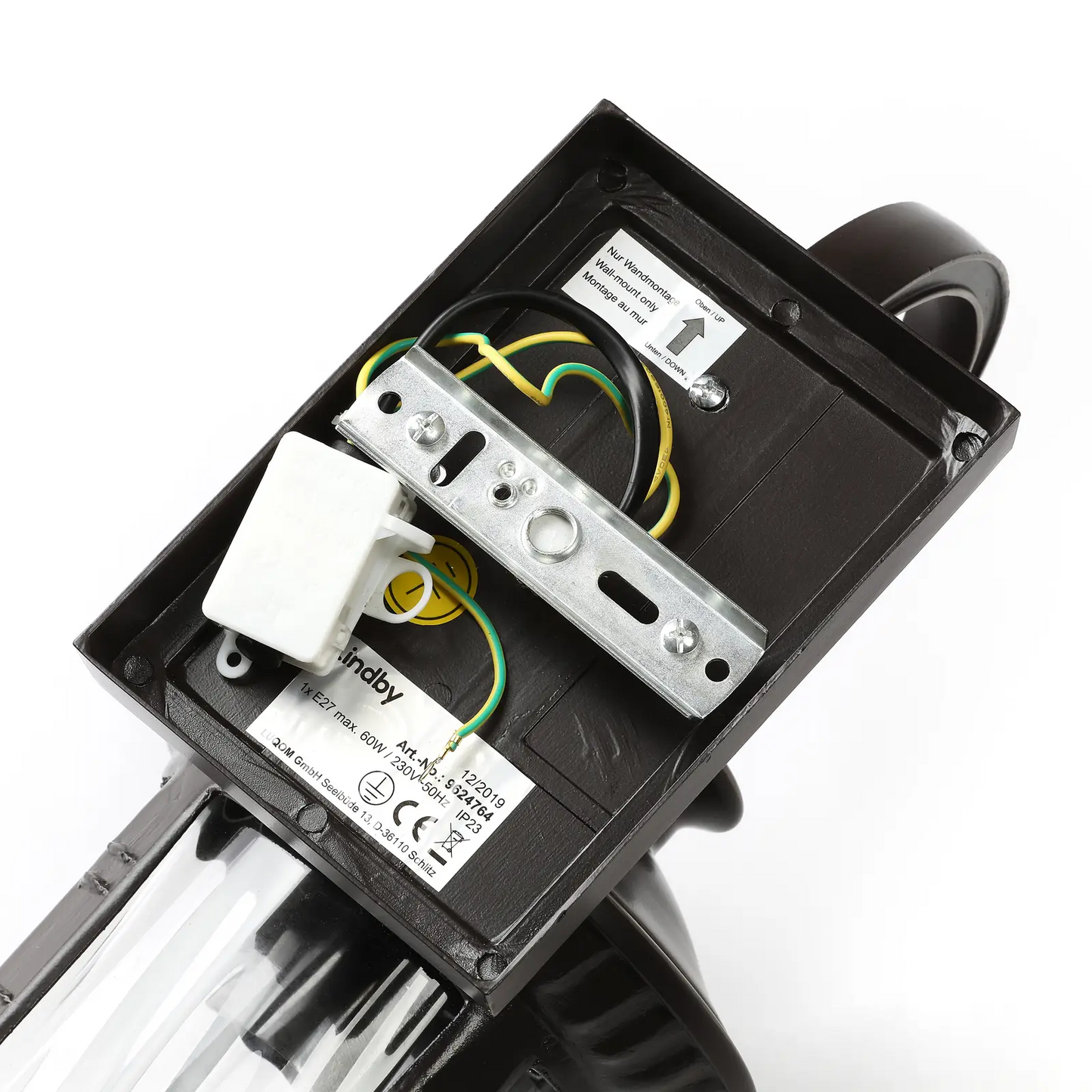 Lindby Barret lauko sieninis šviestuvas rudos spalvos