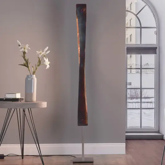 Rothfels Lian LED toršeras, oksiduotas auksas