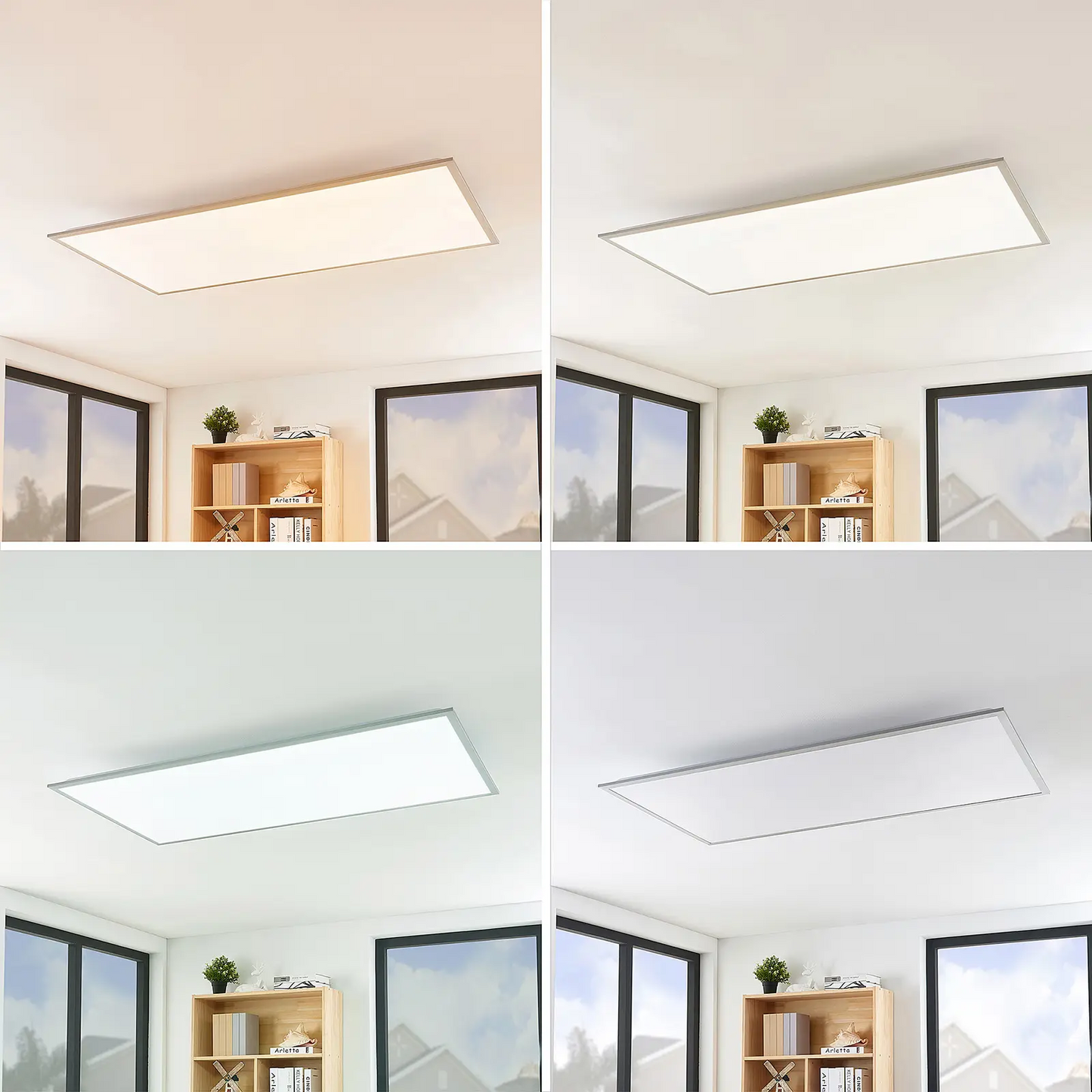 Lindby Stenley LED skydelis CCT 119cm x 59cm