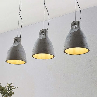 Lindby Ibu pakabinamas šviestuvas iš betono, 3 šviestuvai