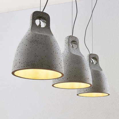 Lindby Ibu pakabinamas šviestuvas iš betono, 3 šviestuvai