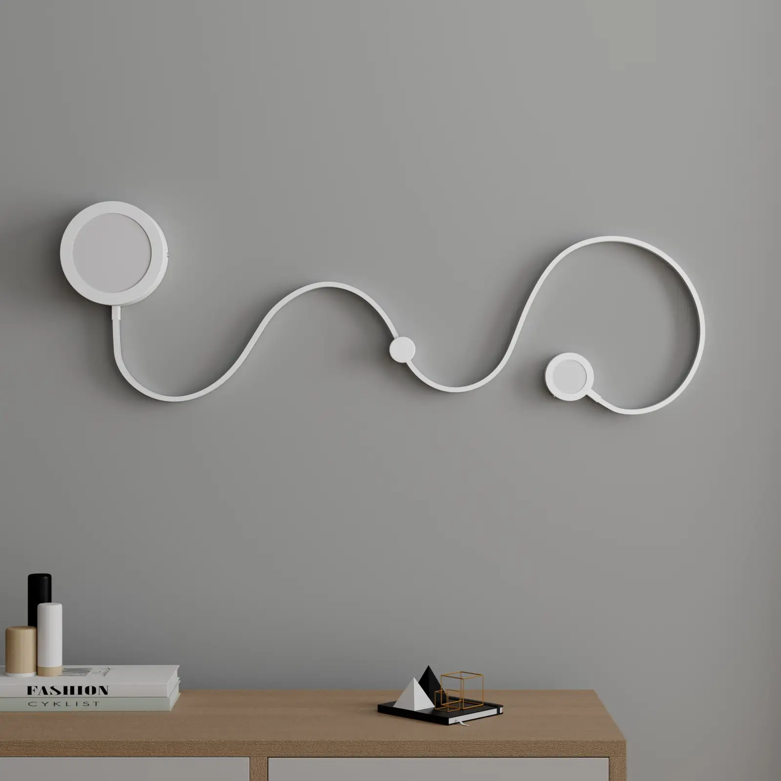 Lindby Annegrit LED sieninis šviestuvas reguliuojamas 20W