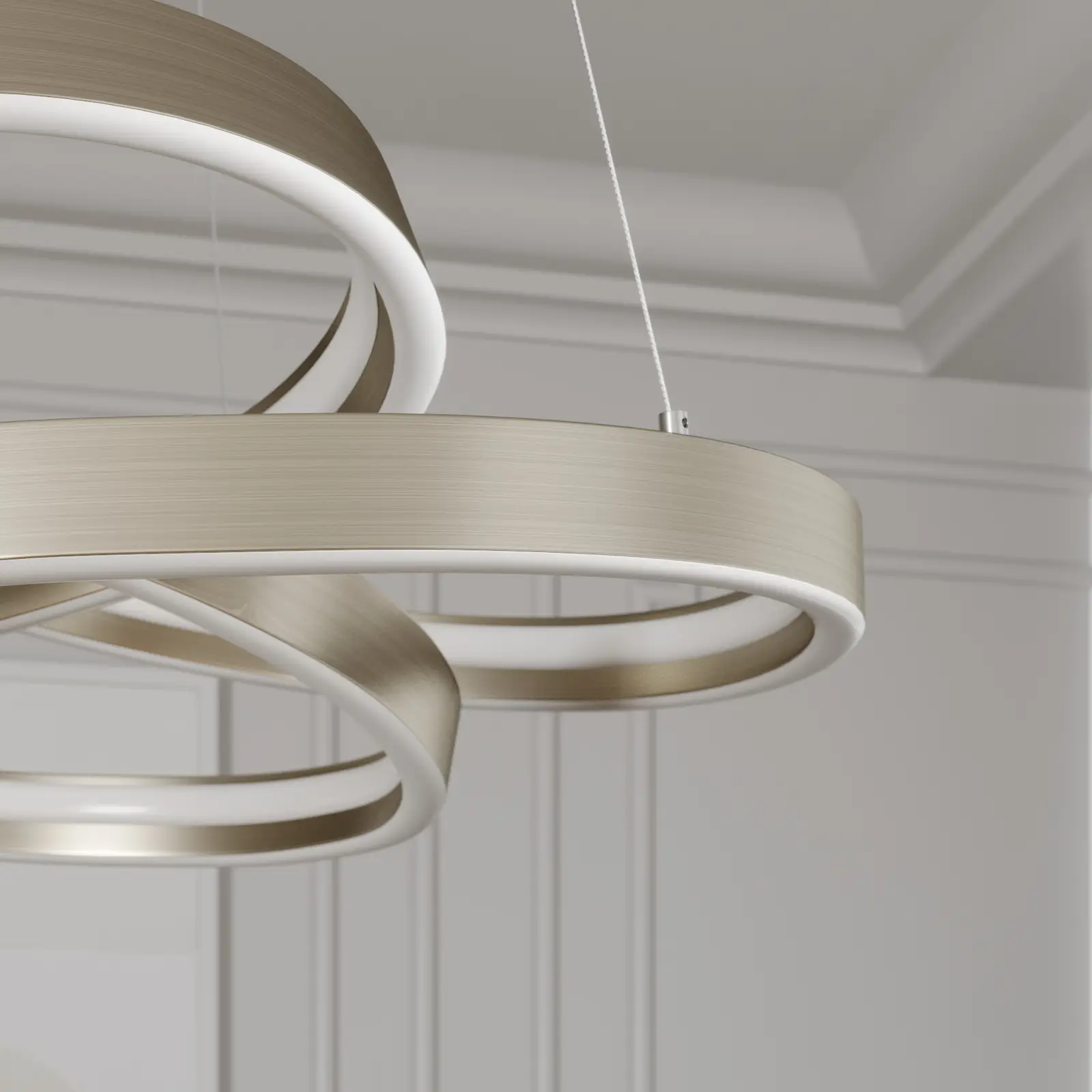 Lucande Gunbritt LED pakabinamas šviestuvas, 60 cm