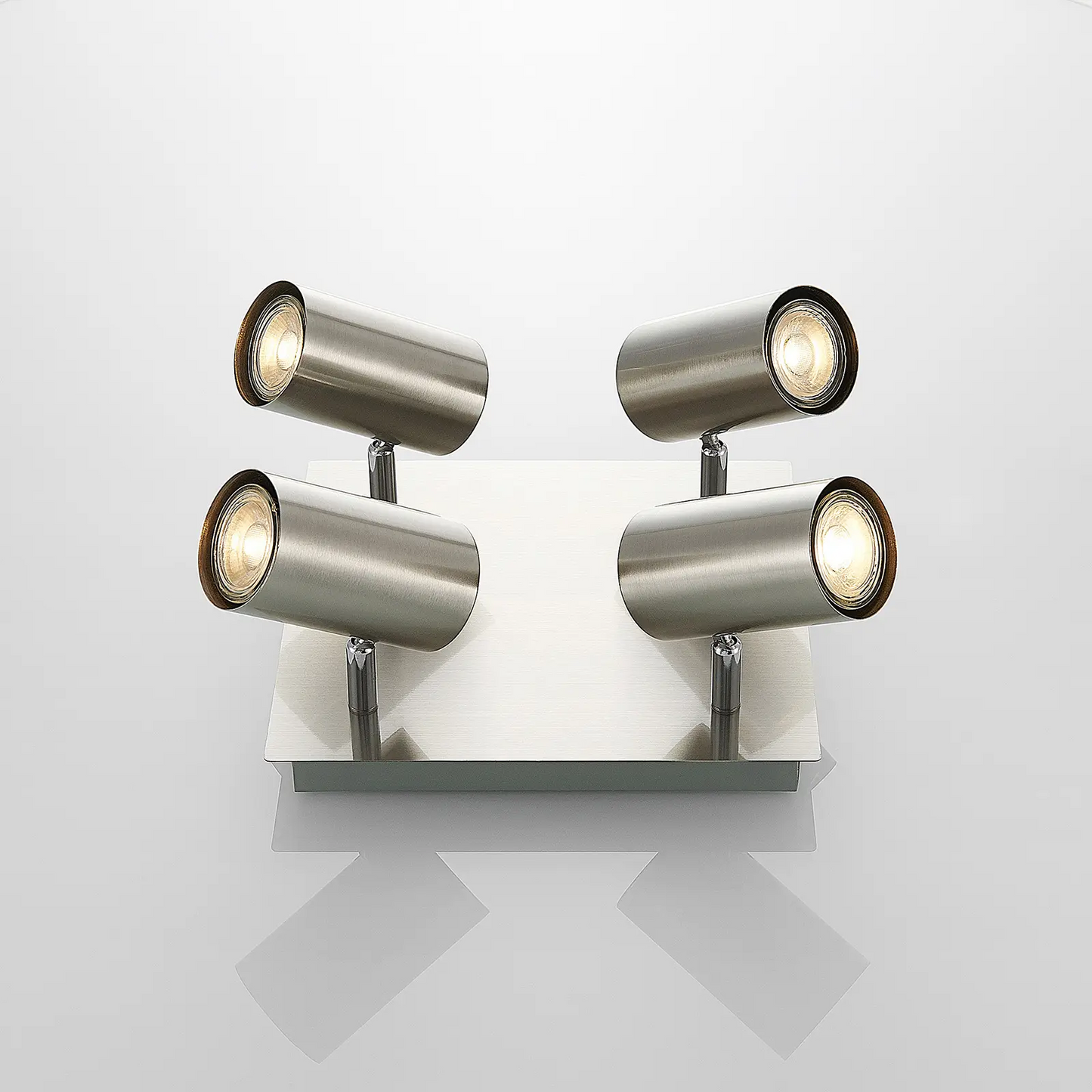 Lindby Joffrey lubinis šviestuvas, keturių lempučių, nikelio