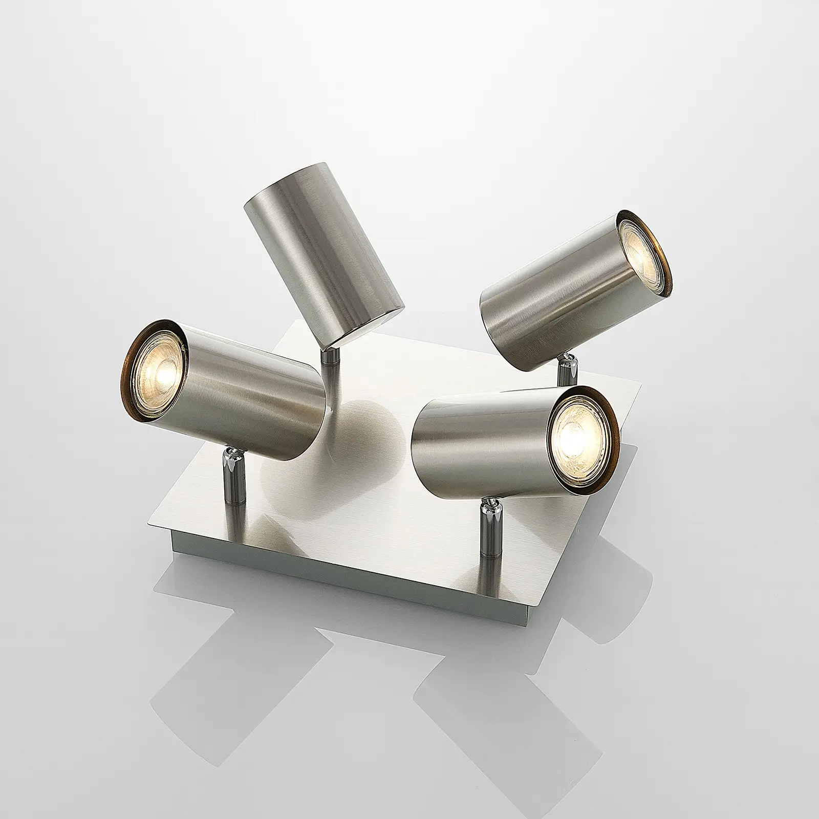 Lindby Joffrey lubinis šviestuvas, keturių lempučių, nikelio