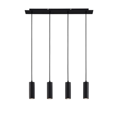 Lindby Joffrey pakabinamas šviestuvas, keturių lempučių, juodas