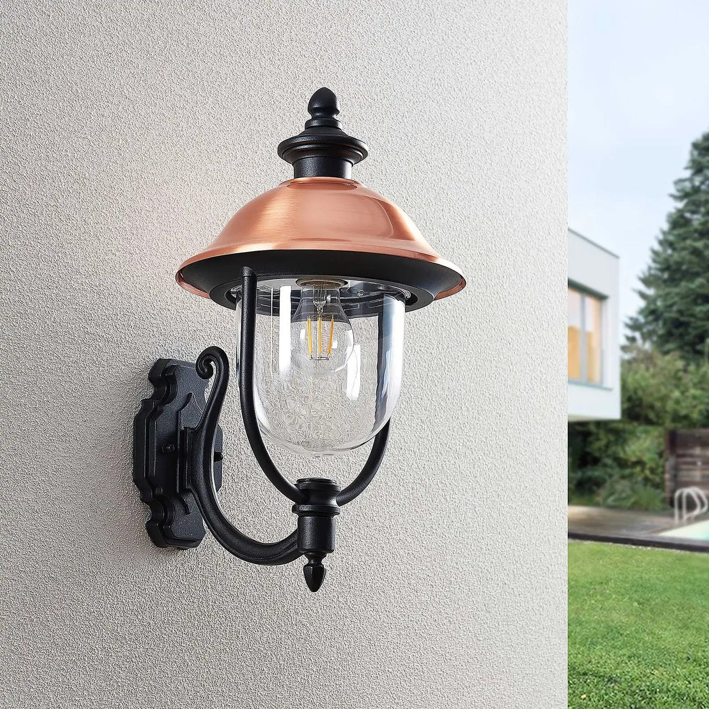 Lindby Clint lauko sieninis šviestuvas, stovintis žibintas