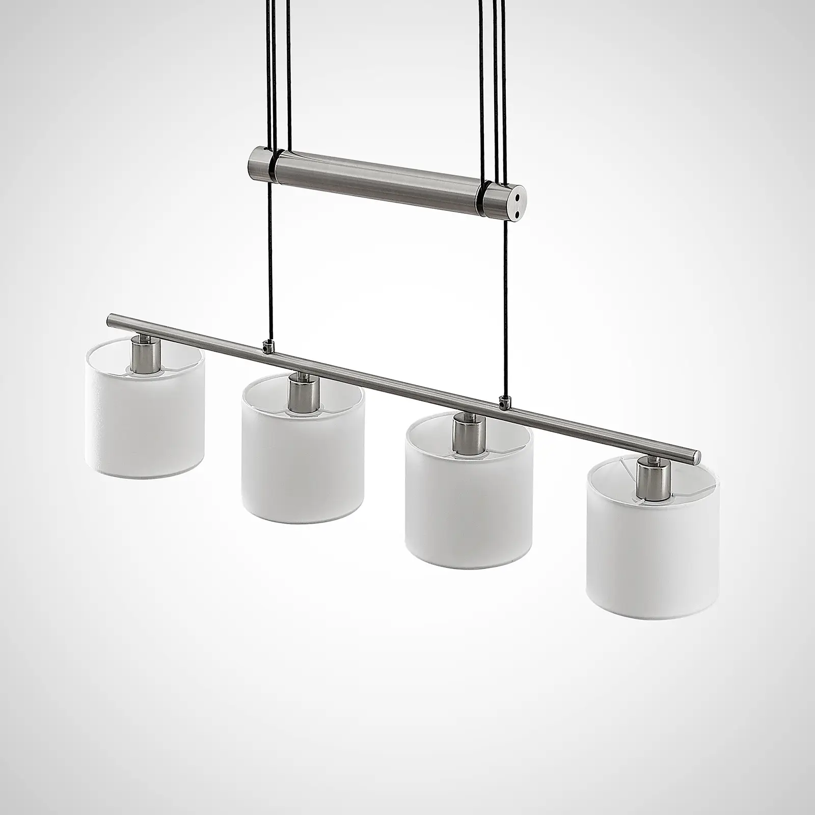 Lindby Jorin pakabinamas šviestuvas, reguliuojamo aukščio, baltas