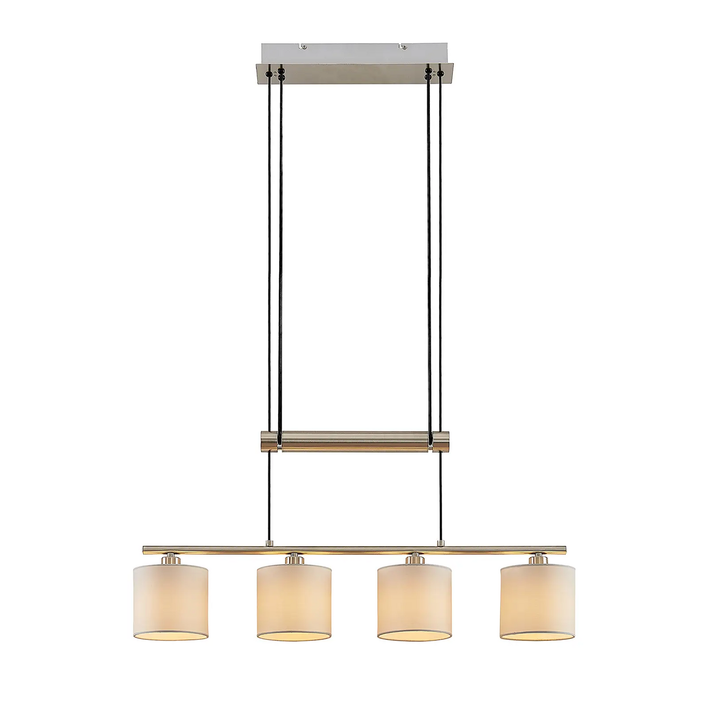 Lindby Jorin pakabinamas šviestuvas, reguliuojamo aukščio, baltas