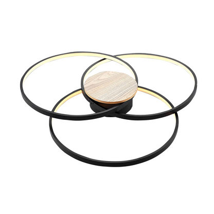 Lindby Riley LED lubinis šviestuvas, pritemdomas, juodas