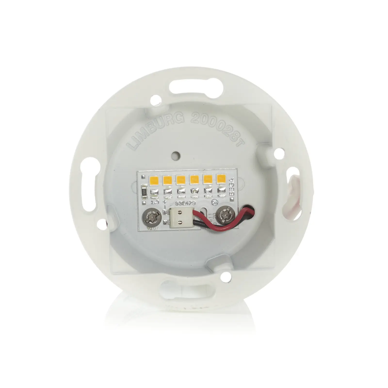 BEGA Accenta sieninis montavimas apvalus žiedas baltas 160lm