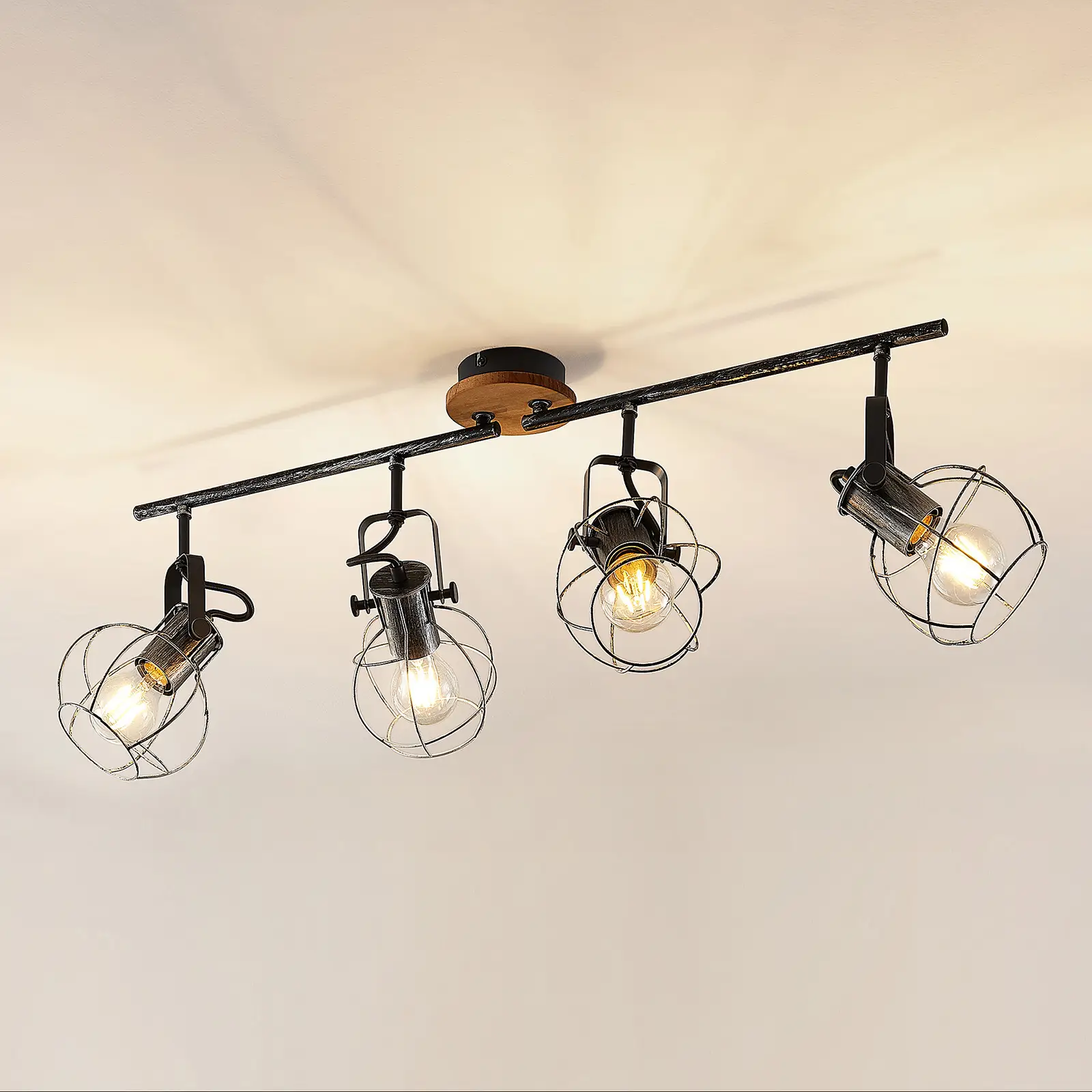 Lindby Salima lubinis prožektorius, narveliai, 4 šviestuvai