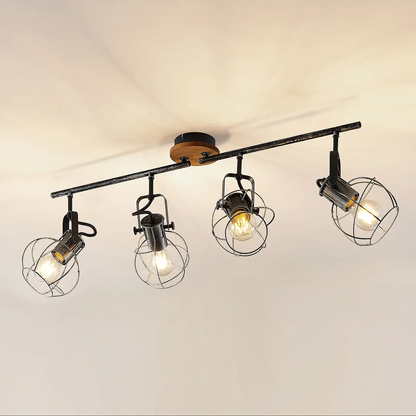 Lindby Salima lubinis prožektorius, narveliai, 4 šviestuvai