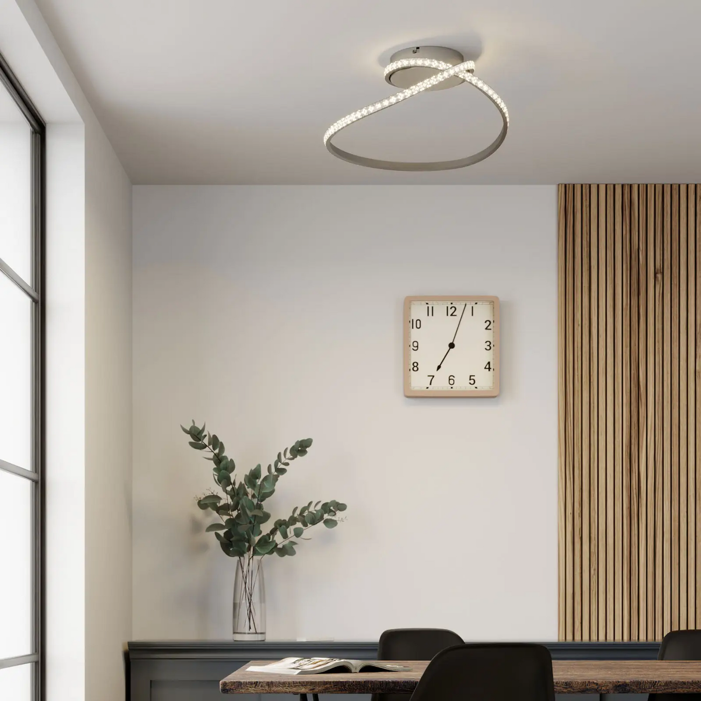 Lindby Criostal LED lubų šviestuvas su RGB perjungimu