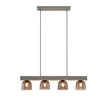 Lindby Watan pakabinamas šviestuvas su pilkais lęšiais