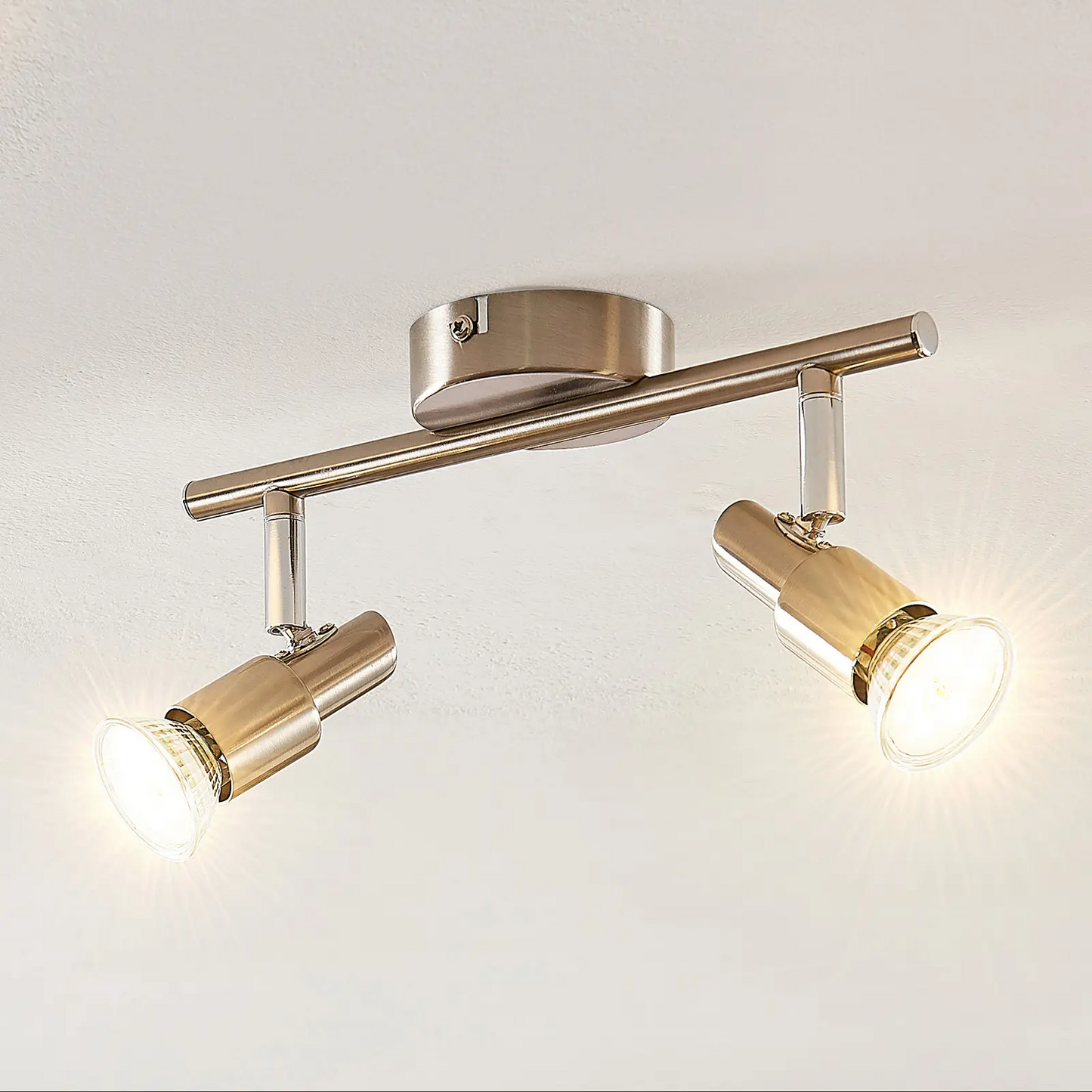 ELC Farida LED lubinis šviestuvas, nikelis, 2 šviesos šaltiniai