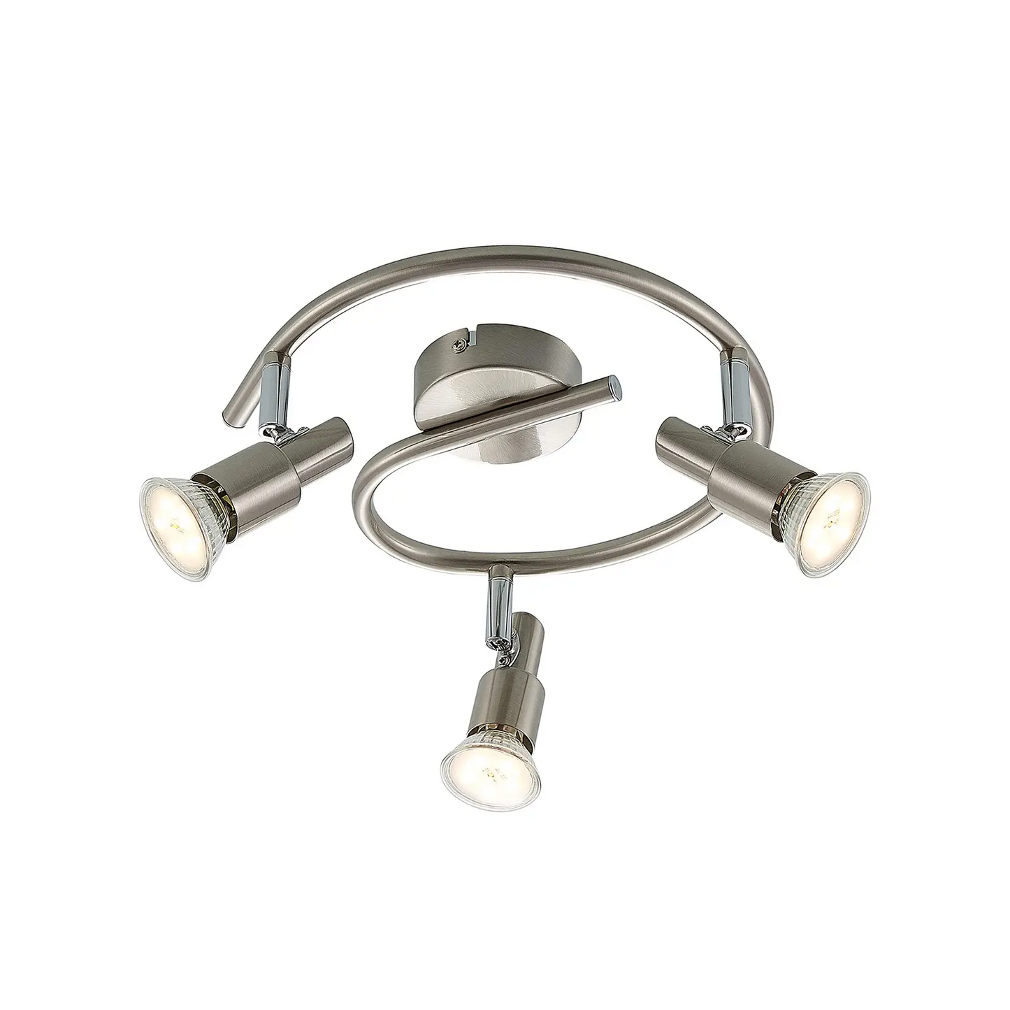 ELC Farida LED lubinis šviestuvas, nikelis, 3 šviesos šaltiniai