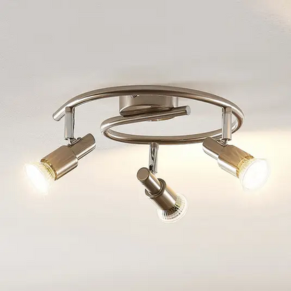 ELC Farida LED lubinis šviestuvas, nikelis, 3 šviesos šaltiniai