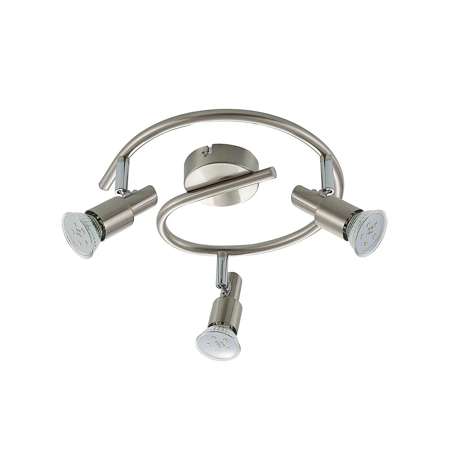 ELC Farida LED lubinis šviestuvas, nikelis, 3 šviesos šaltiniai