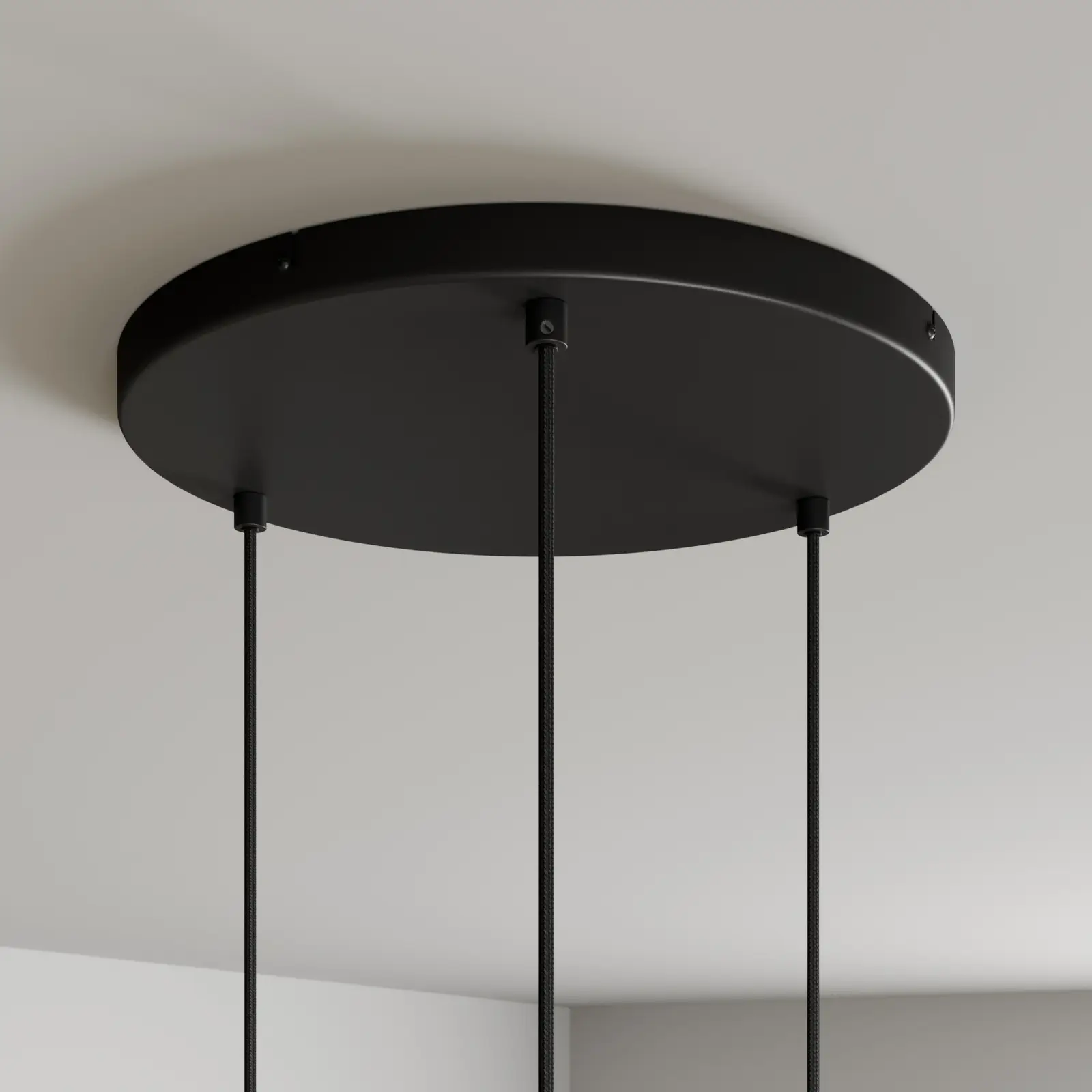 Archchio Cosmina pakabinamas šviestuvas, 3 lempučių. apvalus juodas