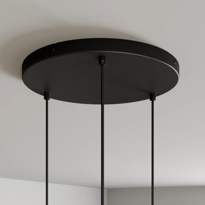 Archchio Cosmina pakabinamas šviestuvas, 3 lempučių. apvalus juodas