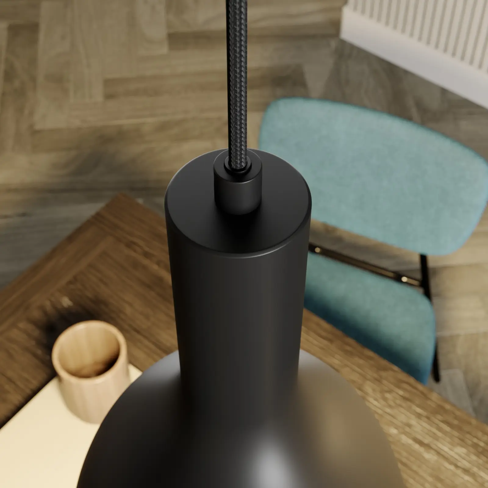 Archchio Cosmina pakabinamas šviestuvas, 3 lempučių. apvalus juodas